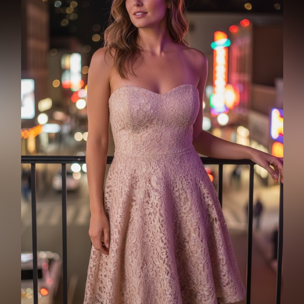 Charlotte Russe mini pink dress